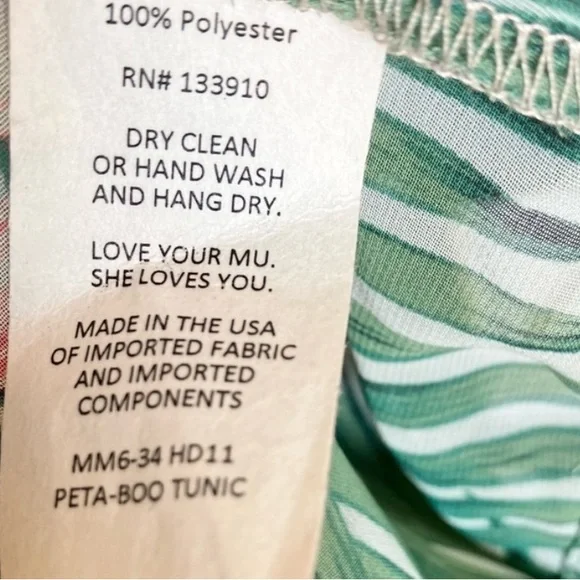 SHOW ME YOUR MUMU M boho palm vacay top/swim cover in kimono style—see pics EUC - Picture 2 of 5